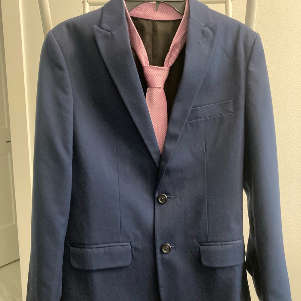 Calvin Klein Blue Dress Suit Size 14 Regular
